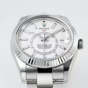 Super Clone Rolex Sky Dweller Watch White 42mm m336935-0004