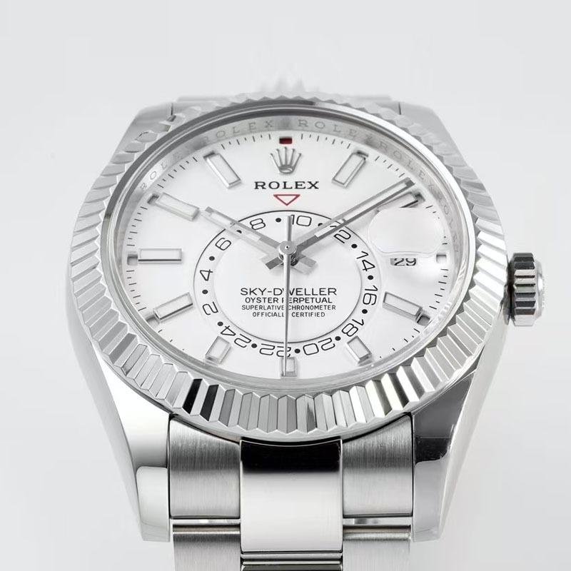 2 Super Clone Rolex Sky Dweller Watch White 42mm m336935-0004