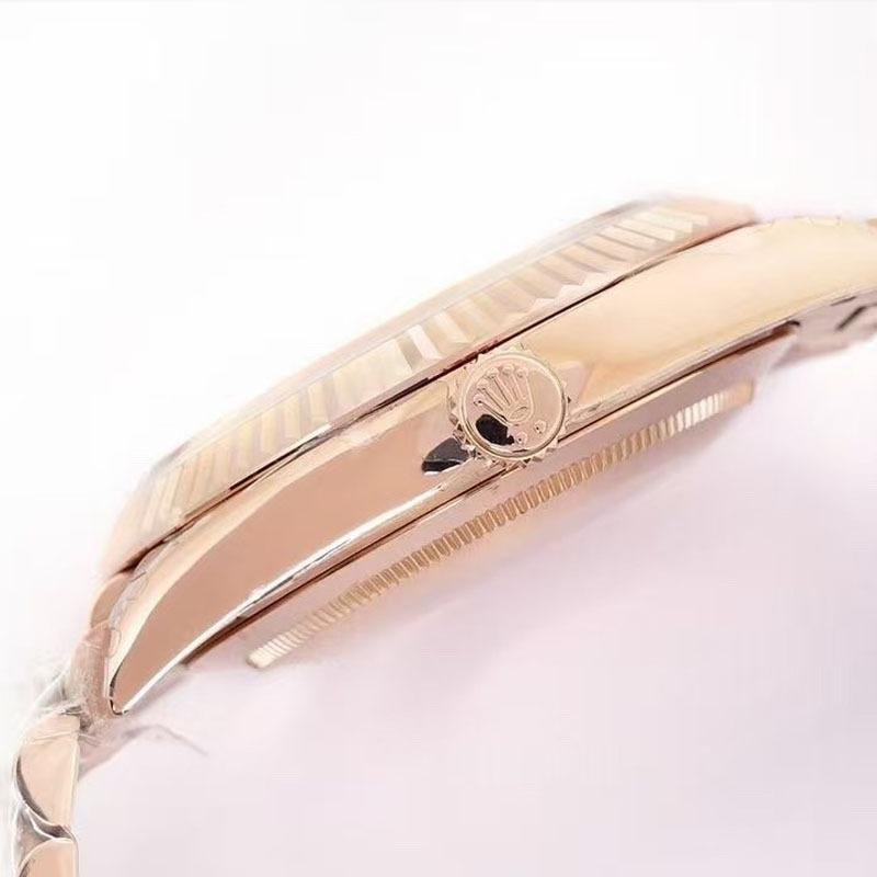 4 Super Clone Rolex Day-Date watch 1:1 perfect replica rose gold case 40mm m228235-0055