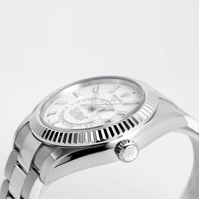 5 Super Clone Rolex Sky Dweller Watch White 42mm m336935-0004