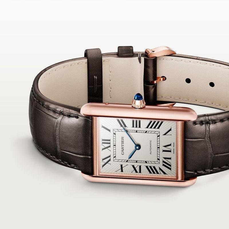 5 Cartier Watch Super 1:1 clone Tank Louis 38 *27mm rose gold WGTA0357