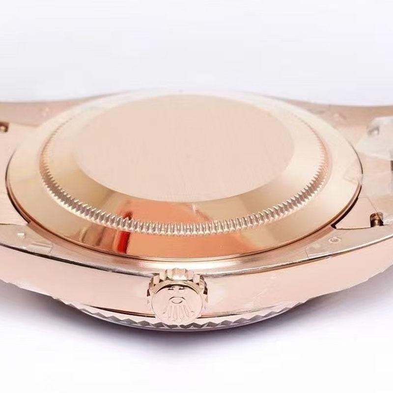 6 Super Clone Rolex Day-Date watch 1:1 perfect replica rose gold case 40mm m228235-0055