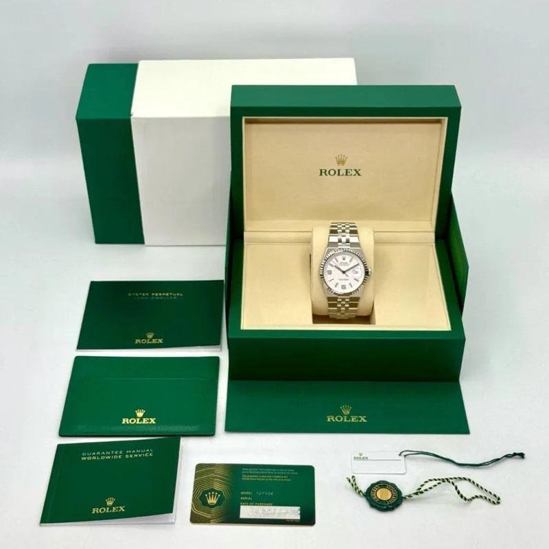 8 Rolex Land-Dweller super clone 1:1 replica white conical dial 40mm 7135 movement M127334-0001