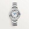 Super Clone Ballon de Cartier 1:1 Replica Watch Silver 33mm WSBB0044
