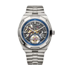 Top clone Vacheron Constantin 1:1 replica Overseas Tourbillon skeleton 6000V/210T-B935 42.5mm