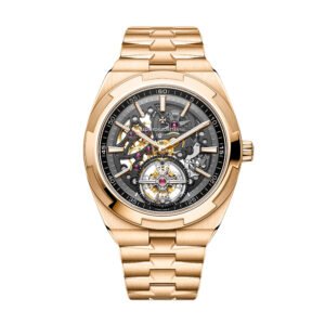Top clone Vacheron Constantin 1:1 replica Overseas Tourbillon Pink Gold 6000V/210R-B934 42.5mm