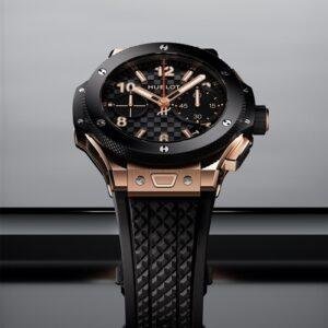 Super Clone Hublot Big Bang 20th Anniversary King Gold Ceramic 1:1 Replica Watch 43mm 431.OM.1338.RX