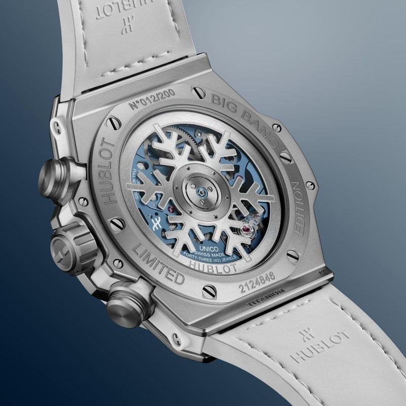 2 Super Clone Hublot Big Bang Unico Winter Titanium Ceramic 1:1 Replica Watch 42mm 441.NH.429B.VR