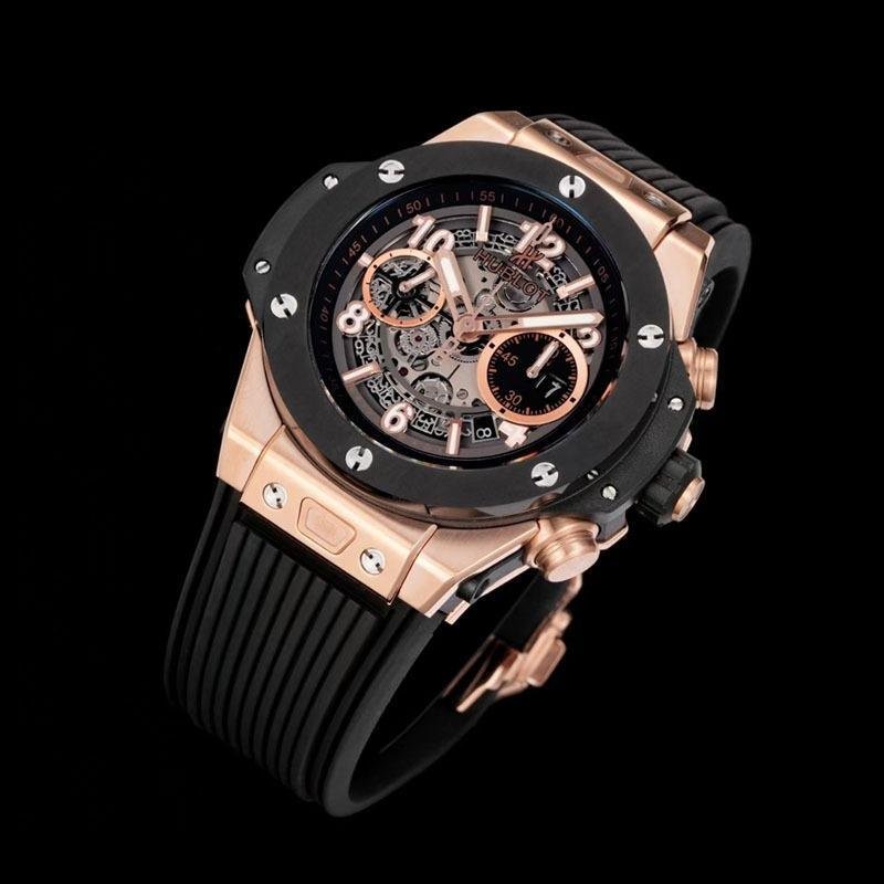 2 Super Clone Hublot Big Bang Unico King Gold Ceramic Watch 421.OM.1180.RX