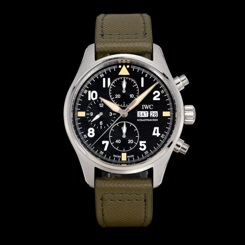 2 Top clone IWC 1:1 replica Pilot’s Watch Chronograph Spitfire IW387901