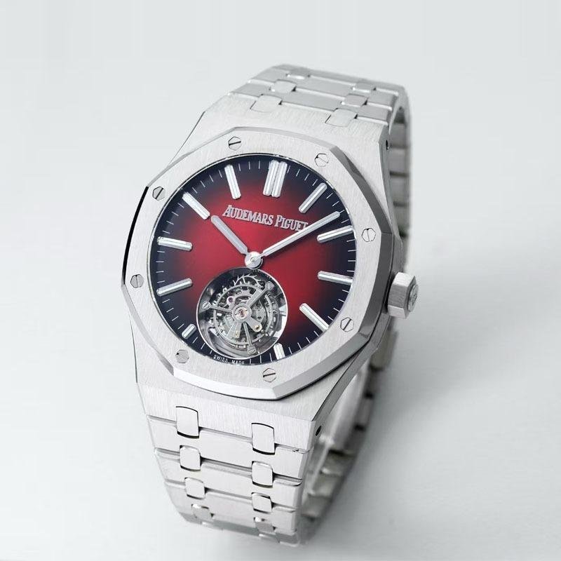 2 Clone Audemars Piguet Royal Oak Selfwinding Flying Tourbillon Watch, 41mm, 26730ST.OO.1320ST.05