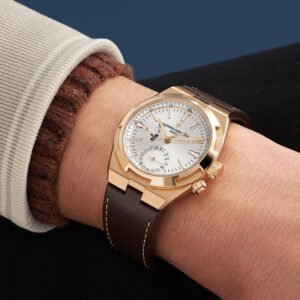 Top clone Vacheron Constantin 1:1 replica verseas Dual time Pink Gold 7920V/000R-B336 41mm