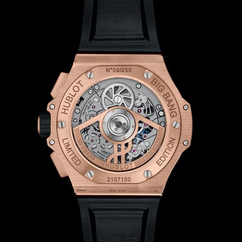 3 Super Clone Hublot Big Bang 20th Anniversary King Gold Ceramic 1:1 Replica Watch 43mm 431.OM.1338.RX