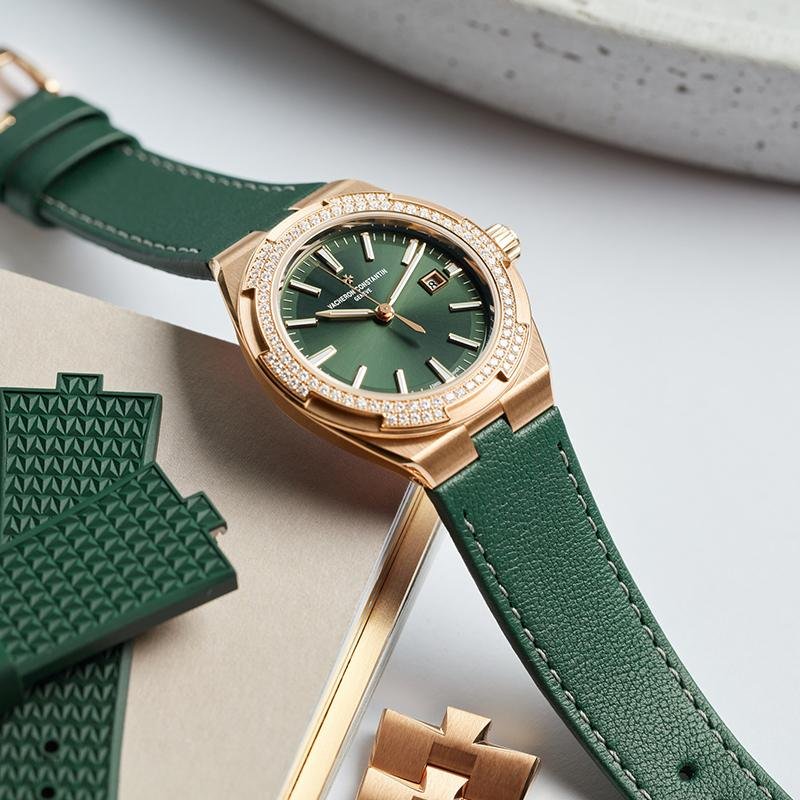 3 Top clone Vacheron Constantin 1:1 replica Overseas Self-winding Pink Gold 4605V/200R-B969 35mm