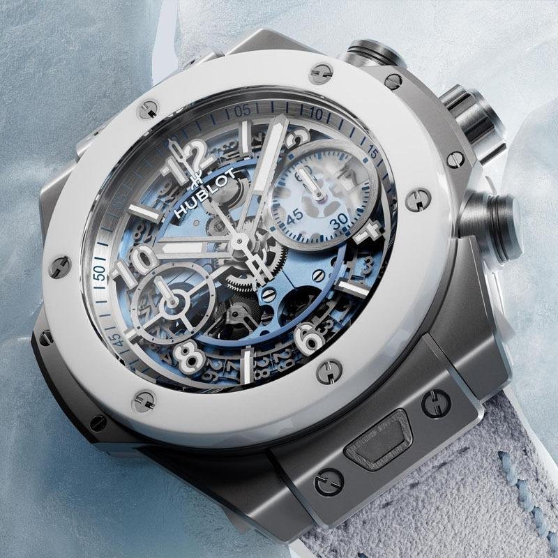 4 Super Clone Hublot Big Bang Unico Winter Titanium Ceramic 1:1 Replica Watch 42mm 441.NH.429B.VR