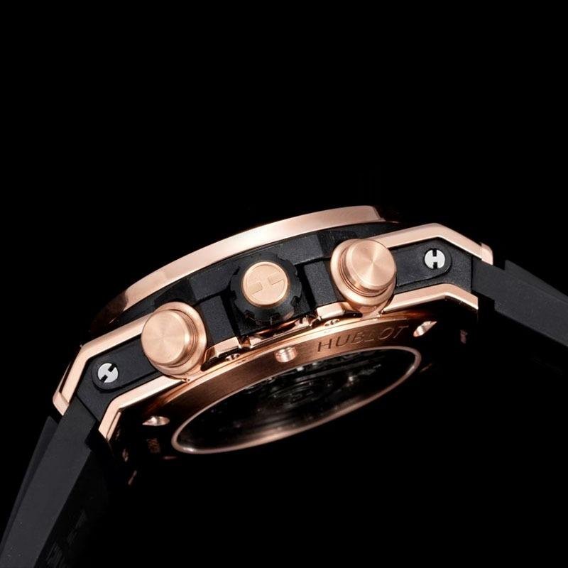 5 Super Clone Hublot Big Bang Unico King Gold Ceramic Watch 421.OM.1180.RX