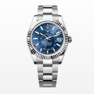 Clone Rolex Sky Dweller Oyster, 42 mm, Oystersteel and white gold m336934-0005