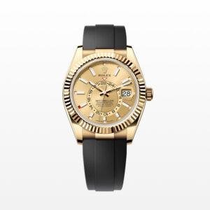 Clone Rolex Sky Dweller Oyster, 42 mm, yellow gold m336238-0001