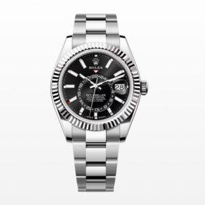 Clone Rolex Sky Dweller Oyster, 42 mm, Oystersteel and white gold m336934-0007