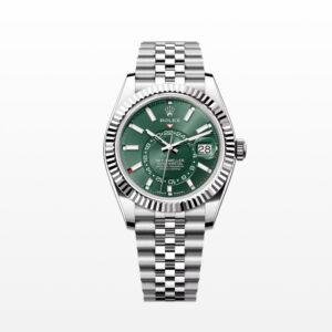 Clone Rolex Sky Dweller Oyster, 42 mm, Oystersteel and white gold m336934-0002