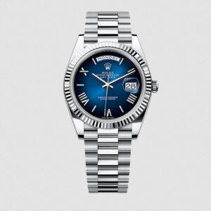 1:1 replica Rolex Day-Date 40 m228236-0024 dark blue dial
