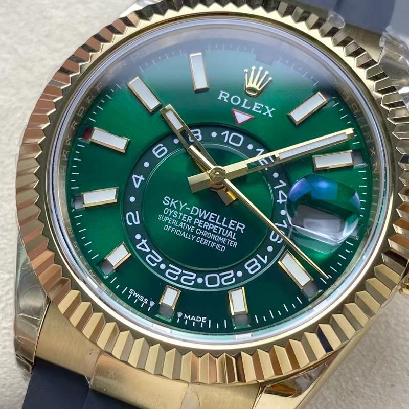 3 Top 1:1 replica Rolex Sky Dweller m336238-0004 dual time zone mechanical watch
