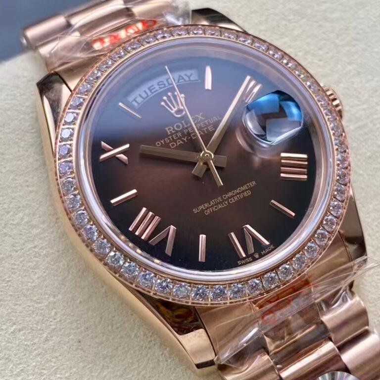 1:1 Fine imitation clone Rolex Day-Date 40 m228345rbr-0025