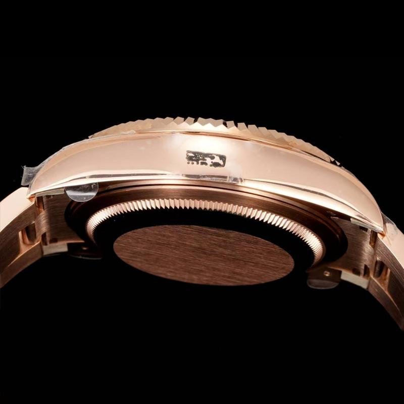 6 Top 1:1 replica Rolex Sky Dweller m336935-0002 Rose Gold Chocolate Disk Dual Time Zone Mechanical Watch