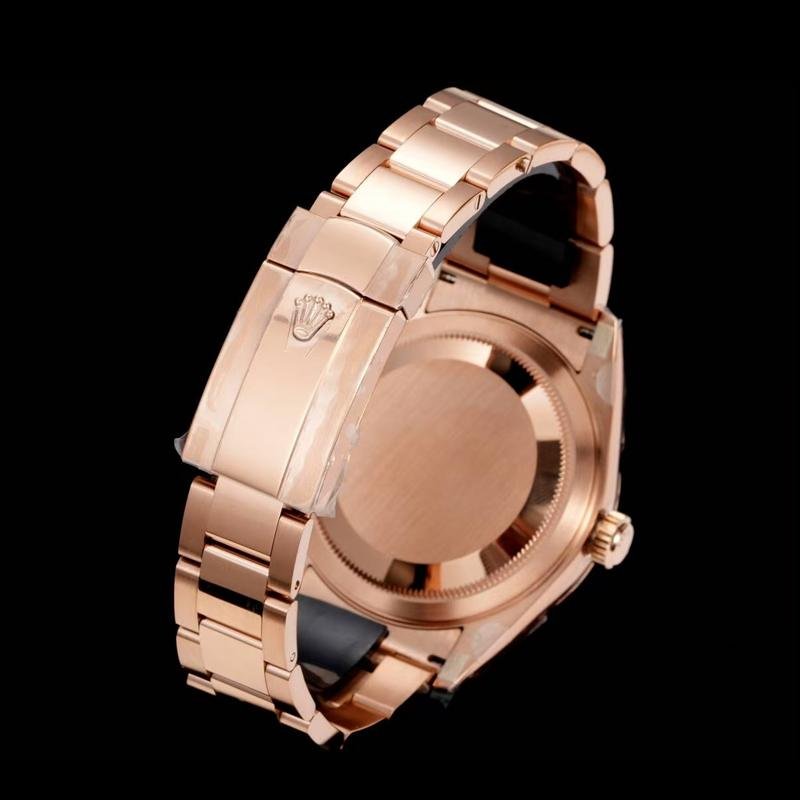 7 Top 1:1 replica Rolex Sky Dweller m336935-0002 Rose Gold Chocolate Disk Dual Time Zone Mechanical Watch