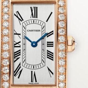 1:1 High-End Clone Cartier Tank Américaine Watch Small Model WJTA0056 Rose Gold