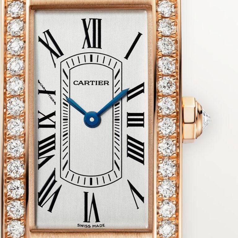 1:1 High-End Clone Cartier Tank Américaine Watch Small Model WJTA0056 Rose Gold